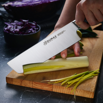 Couteau Nakiri 16 cm Chêne vert - 100 forgé - SIGNATURE